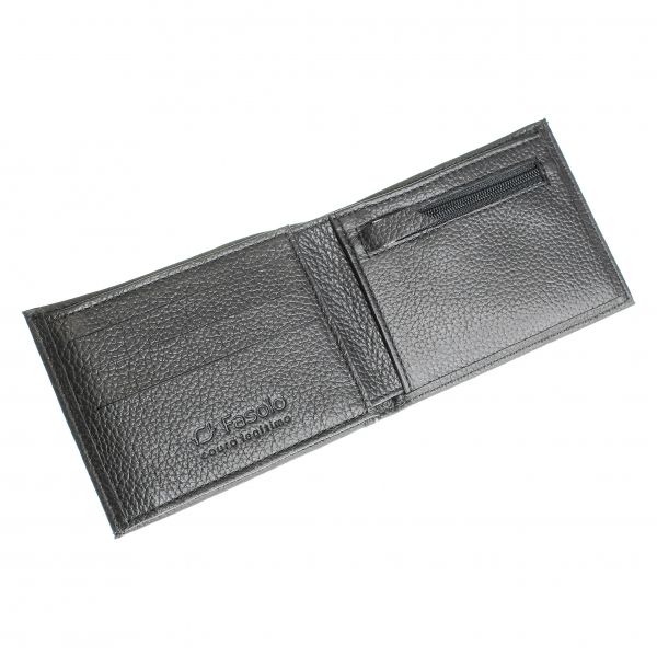 Carteira de Couro Masculina Floter K701-143 - Preto