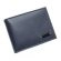 Carteira de Couro Masculina Soft Risque k718-037 - Anil