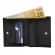CARTEIRA DE COURO LEONORA FASOLO M268-033 - PRETO