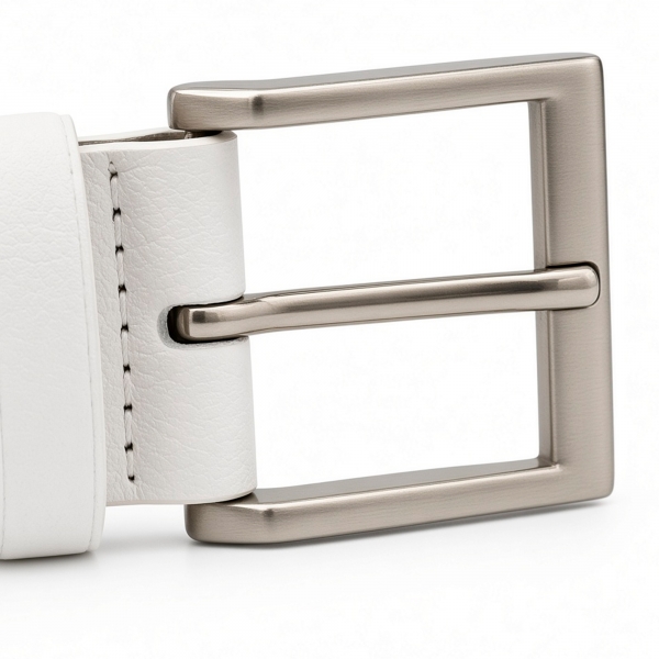 CINTO BRANCO FASOLO COURO LEGÍTIMO 32mm G007-143 - Branco