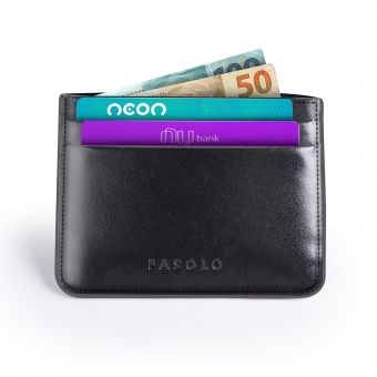 Carteira de Couro Fasolo Super Slim
