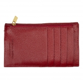 CARTEIRA DE COURO LEONORA FASOLO M373-143 - VERMELHO