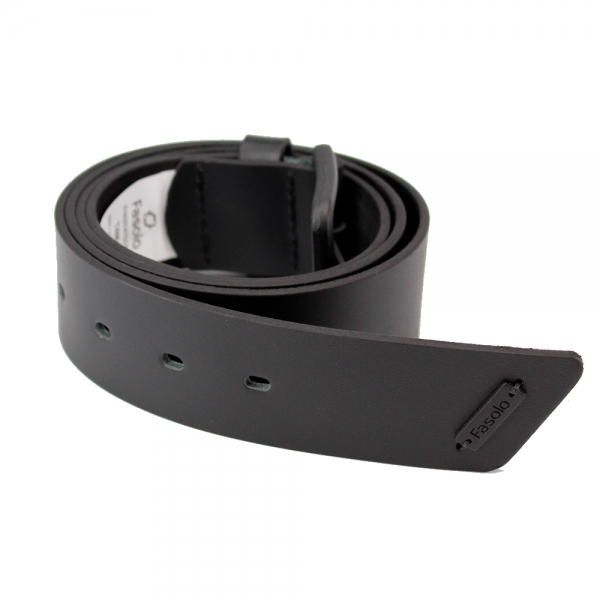 Cinto 100% Couro Fasolo Soleta Malboro E123-374 - Preto