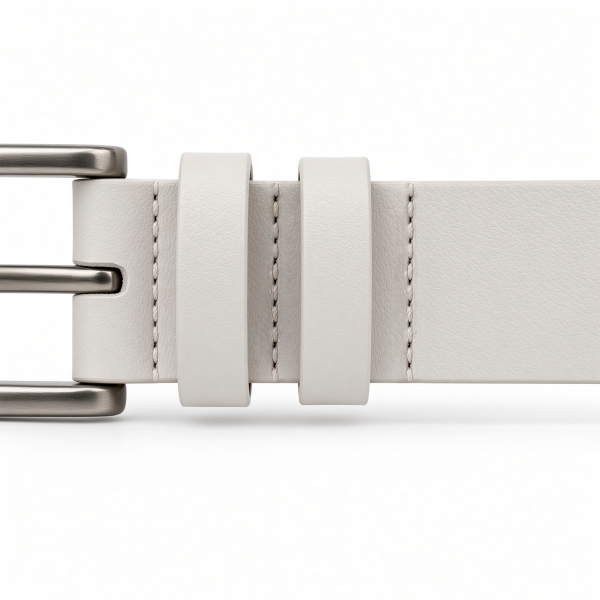 CINTO BRANCO FASOLO COURO LEGÍTIMO 32mm G007-143 - Branco