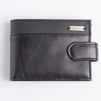 Carteira de Couro Masculina Porta-Cheques K601-024