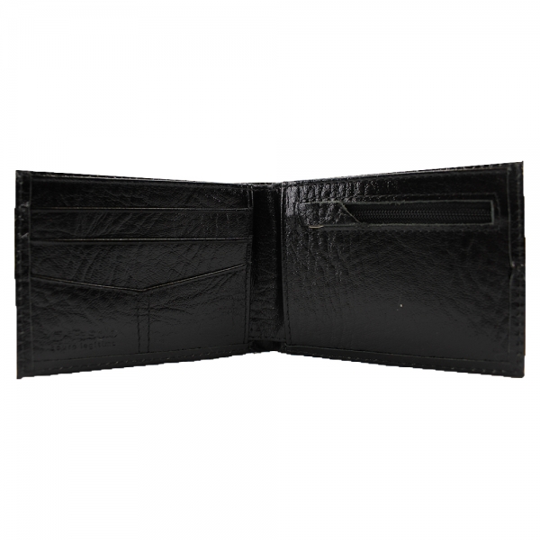 Carteira de Couro Fasolo Afro H078-019 - Preto