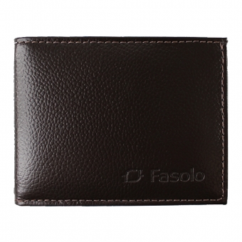 Carteira de Couro Fasolo Masculina Soft Anil H007-143