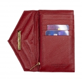KIT FEMININO CINTO + CARTEIRA VERMELHA
