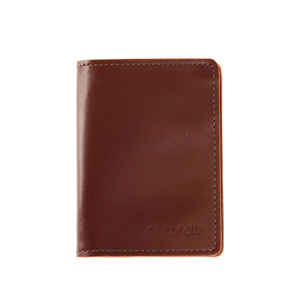 Carteira de Couro Fasolo Slim K754-042 - Café