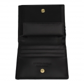 CARTEIRA DE COURO LEONORA FASOLO M268-033 - PRETO
