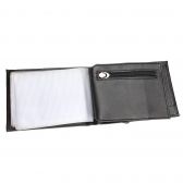 Carteira de Couro Masculina Porta-Cheques H013-033 - Preto
