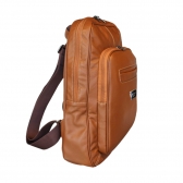 MOCHILA  FASOLO 100% COURO FLOTER R090-080 - WHISKY