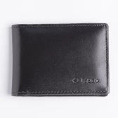 Carteira de Couro Fasolo Borda Personalizada K752-042 - Preto