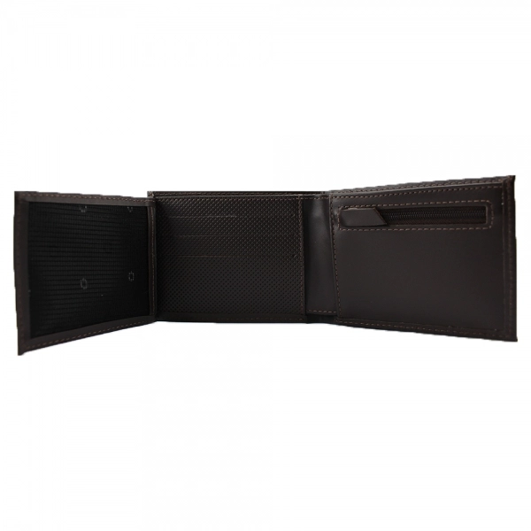 Carteira de Couro Fasolo Soft Anil H081-336 - Chocolate