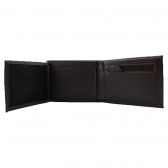 Carteira de Couro Fasolo Soft Anil H081-336 - Chocolate