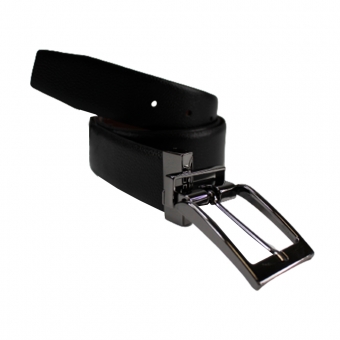 CINTO  DE COURO REVERSÍVEL DUPLA FACE FASOLO G396-161