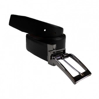 CINTO  DE COURO REVERSÍVEL DUPLA FACE FASOLO G396-161