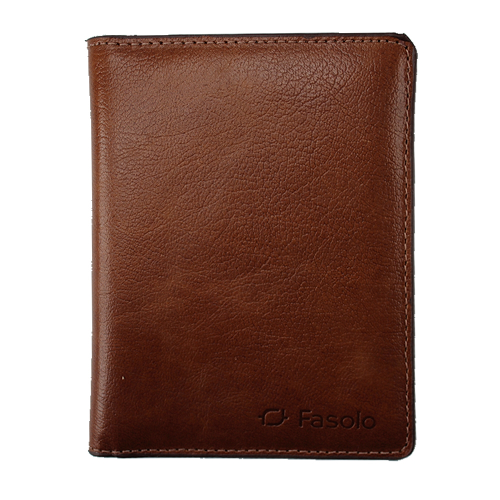 Porta Passaporte 100% Couro Fasolo U667-340 - Whisky