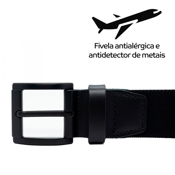 CINTO ANTIALÉRGICO E ANTIDETECTOR DE METAIS EM ELÁSTICO E955-221