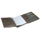 Carteira de Couro Masculina Everest Porta Moedas K729-146 - Café