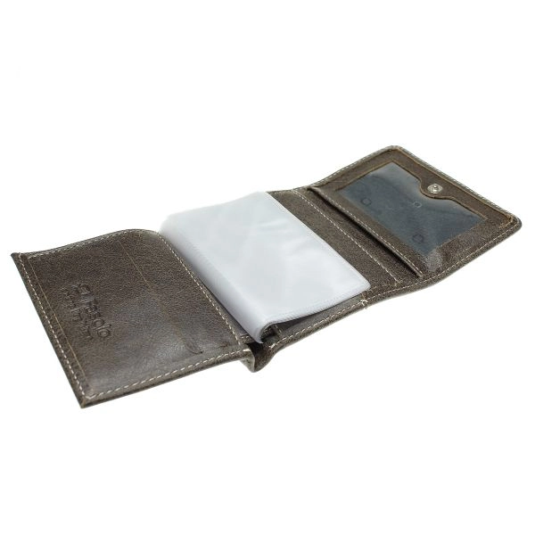 Carteira de Couro Masculina Everest Porta Moedas K729-146 - Green