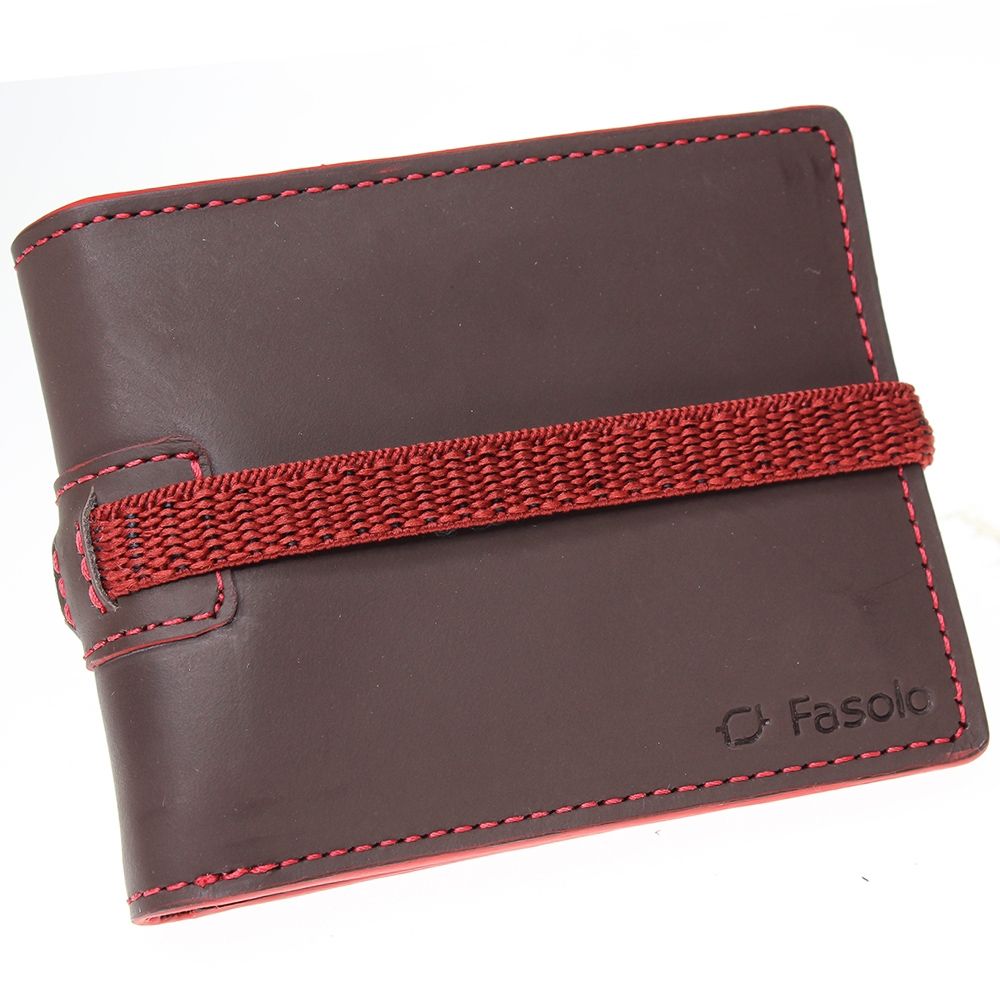 Carteira Fasolo Skin Elástico - K758 555 - Chocolate