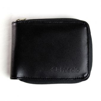 Carteira de Couro Fasolo com Zíper - K797-042