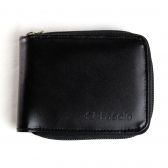 Carteira de Couro Fasolo com Zíper - K797-042 - Preto