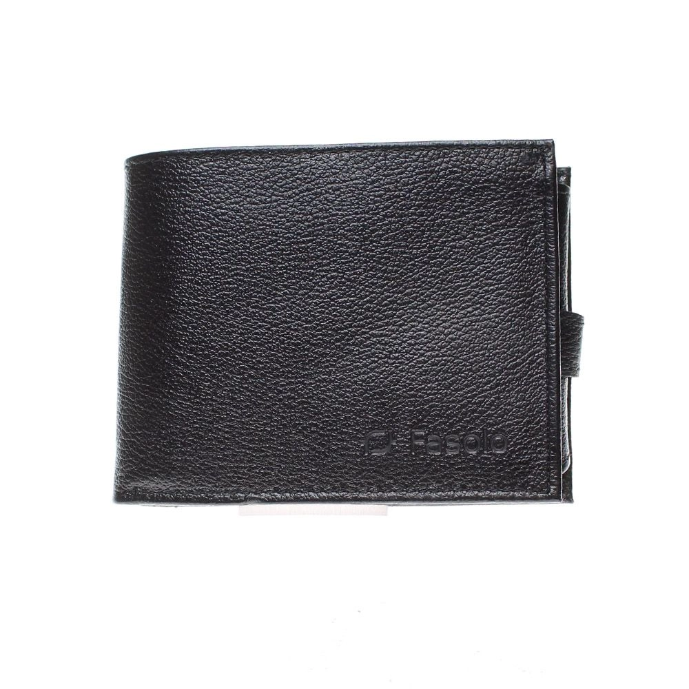 Carteira de Couro Corona Porta Cheque H015-143 - Preto