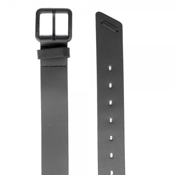 Cinto 100% Couro Fasolo Soleta Malboro E123-374 - Preto