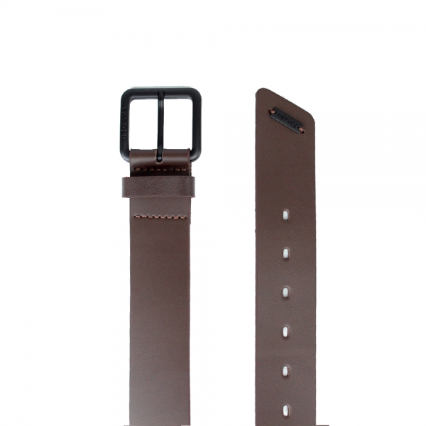 Cinto 100% Couro Fasolo Soleta Malboro E123-374 - Marrom