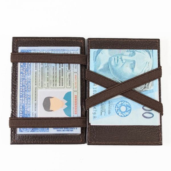 Carteira Mágica Fasolo - U021 143 - Café