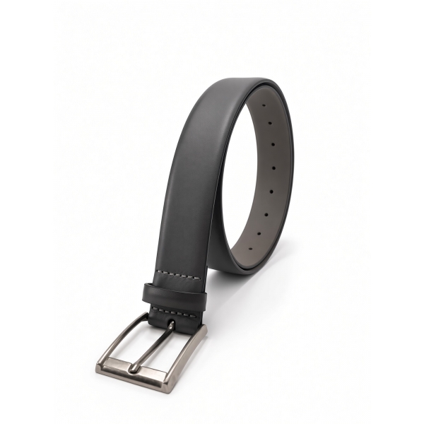 CINTO CINZA FASOLO COURO LEGÍTIMO G234-003 - Cinza