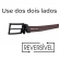 CINTO REVERSÍVEL DUPLA FACE FASOLO G393-149 - Preto / Café