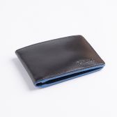 Carteira de Couro Fasolo Borda Personalizada K752-042 - Preto