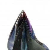 Carteira de Couro Fasolo Secret - K813-033 - Preto/Anil