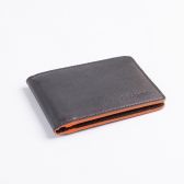 Carteira de Couro Fasolo Borda Personalizada K752-042 - Preto