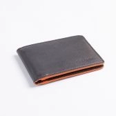 Carteira de Couro Fasolo Borda Personalizada K752-042 - Preto