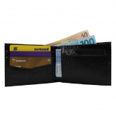 Carteira de Couro Fasolo Afro H078-019 - Preto
