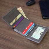 Carteira de Couro Masculina Everest Porta Moedas K729-146 - Rato