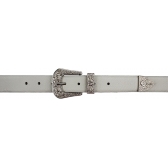 CINTO DE COURO FLOTER LEONORA FASOLO N435/441 - CINZA CLARO