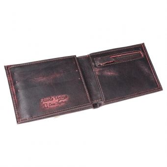 Carteira de Couro Fasolo Vintage Airplane k755-222