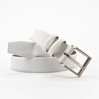 CINTO BRANCO FASOLO COURO LEGÍTIMO 32mm G007-143