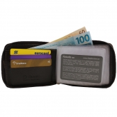 Carteira de Couro Fasolo Com Zíper Capretto H014-143 - Café