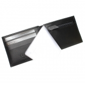 Carteira de Couro Masculina Soft Risque k720-037 - PRETO