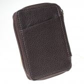 Carteira Slim Fasolo com Zíper - K768 080 - Café