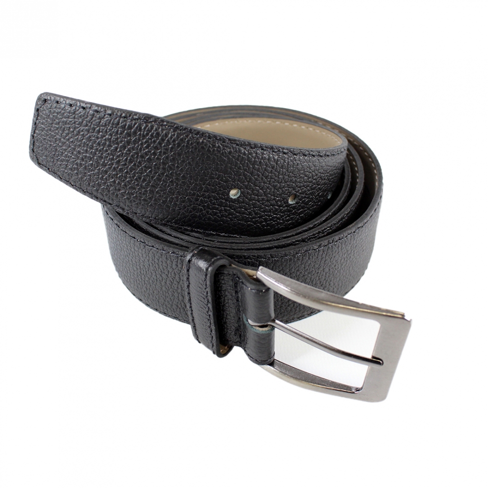 CINTO FASOLO GG+ TAMANHO GRANDE COURO LEGÍTIMO 40mm G217-143 - Preto