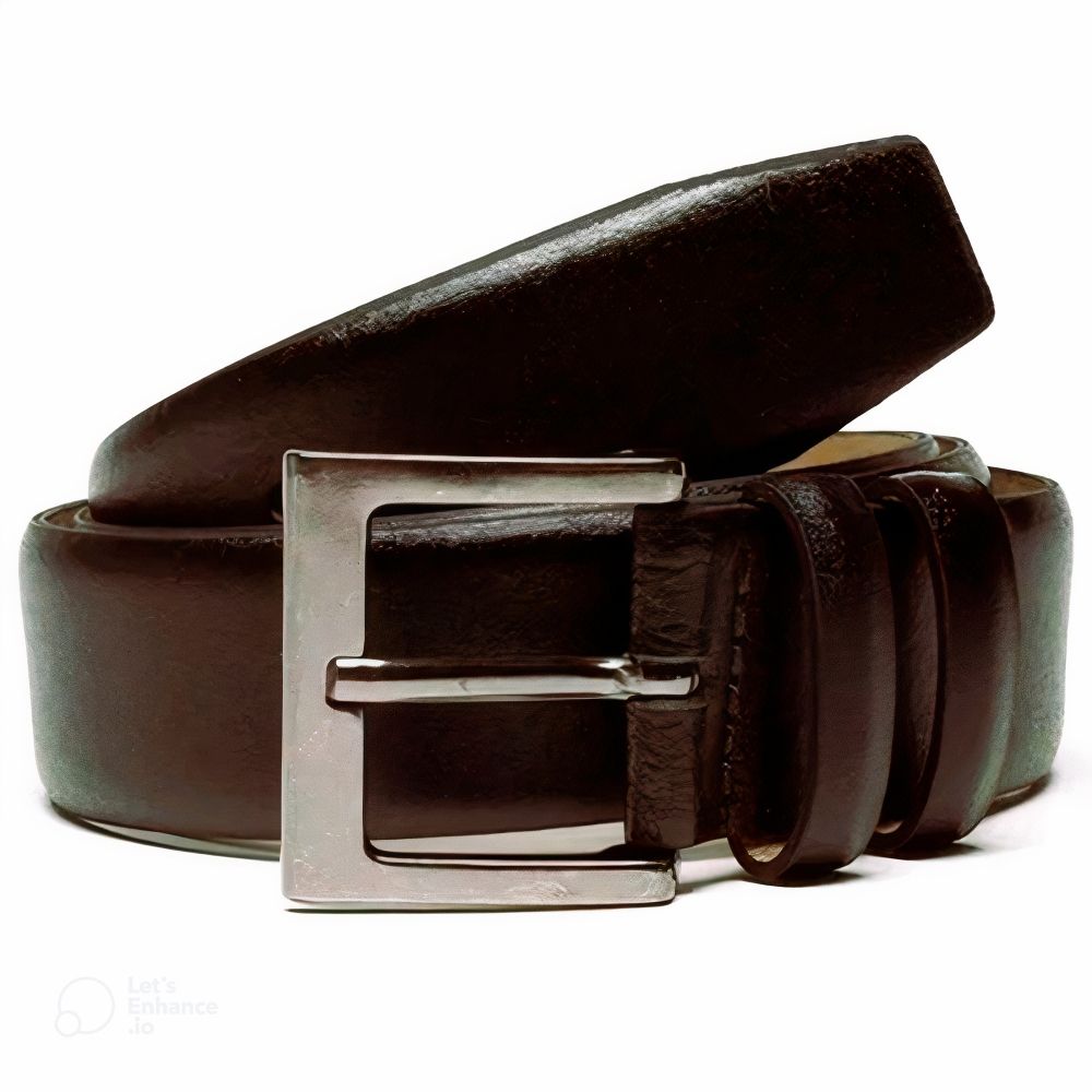 CINTO DE COURO FASOLO VENEZA  SOCIAL G001-148 - Café