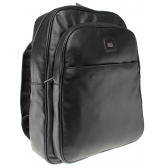MOCHILA  FASOLO 100% COURO SOFT ANIL R103-033 - PRETO
