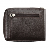 Carteira de Couro Fasolo Com Zíper Capretto H014-143 - Café